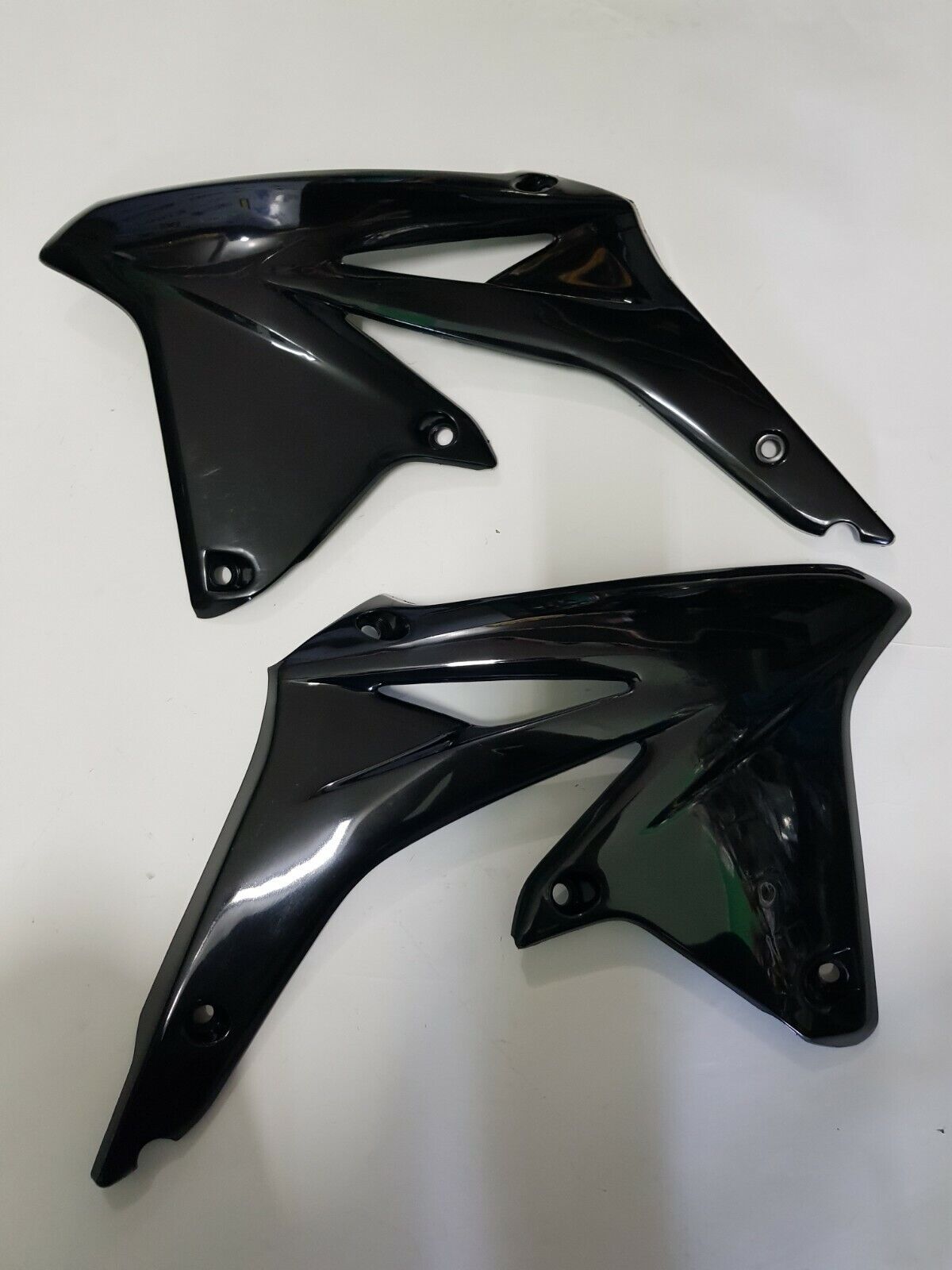 CONVOGLIATORI RADIATORI LA COPPIA SUZUKI RMZ 450 2014 NERI NERO