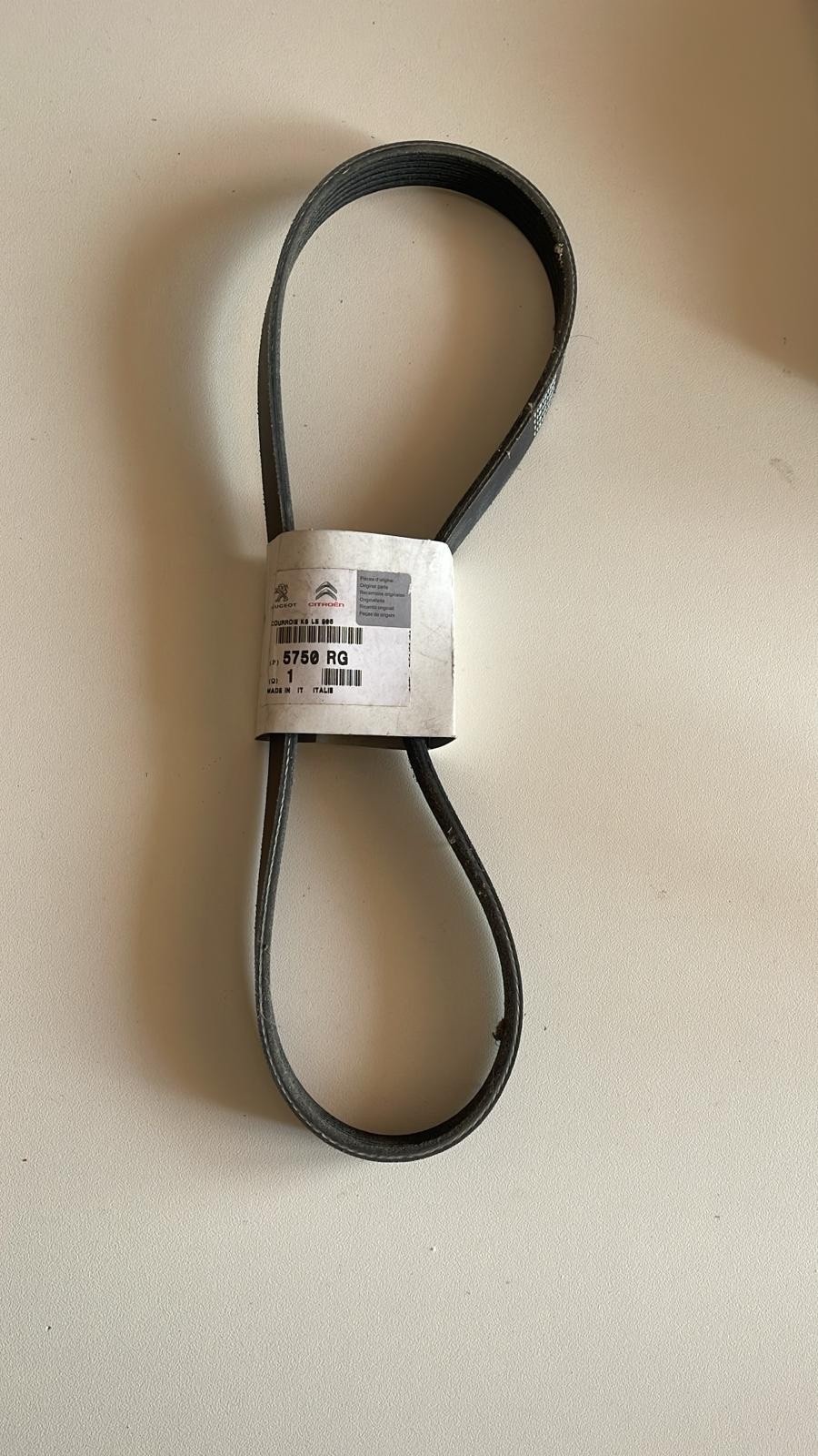 5750RG CINGHIA POLY V ORIGINALE PEUGEOT