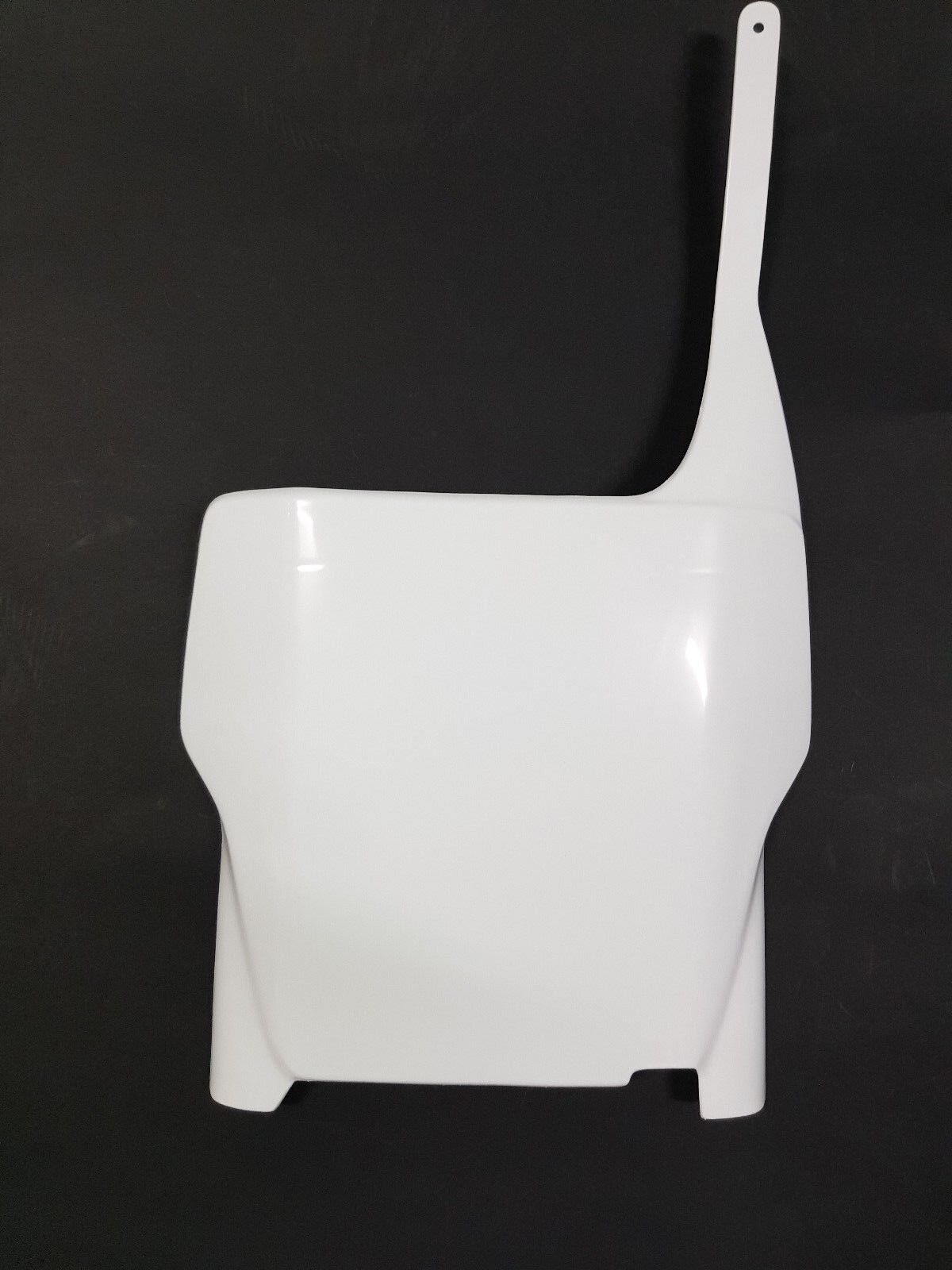 MASCHERINA TABELLA PORTANUMERO ANTERIORE HONDA CR 125 250 2005 BIANCA