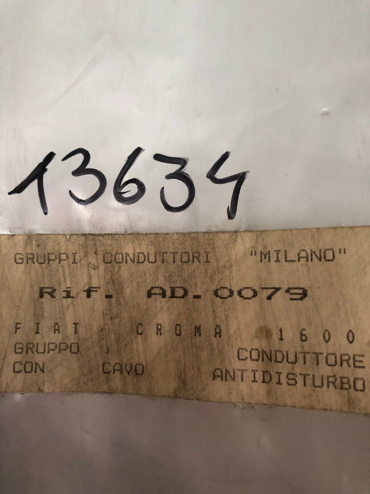 KIT 5 CAVI ACCENSIONE CANDELE FIAT CROMA 2.0 117 CV 1989 CODICE AD.0079