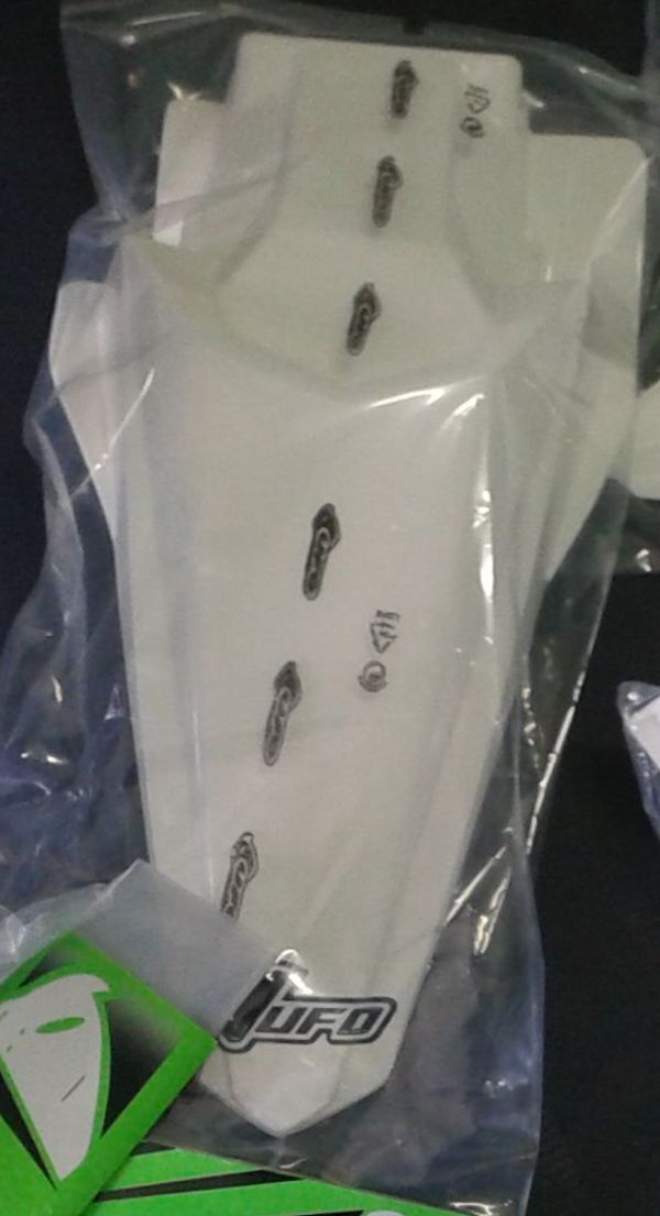 PARAFANGO POSTERIORE KAWASAKI KX 85 2014 BIANCO