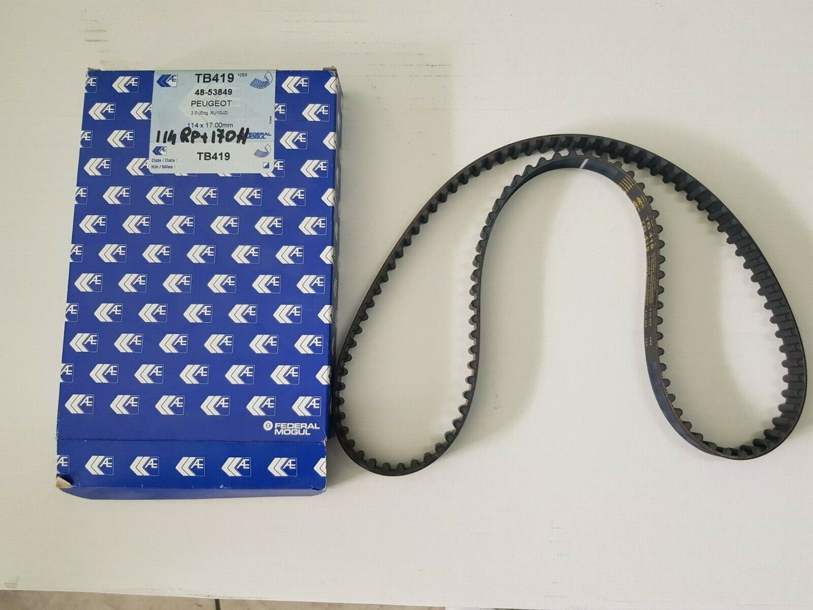 TB419 CINGHIA DISTRIBUZIONE FEDERAL MOGUL CITROEN XANTIA 1.6 I 88 CV 1996