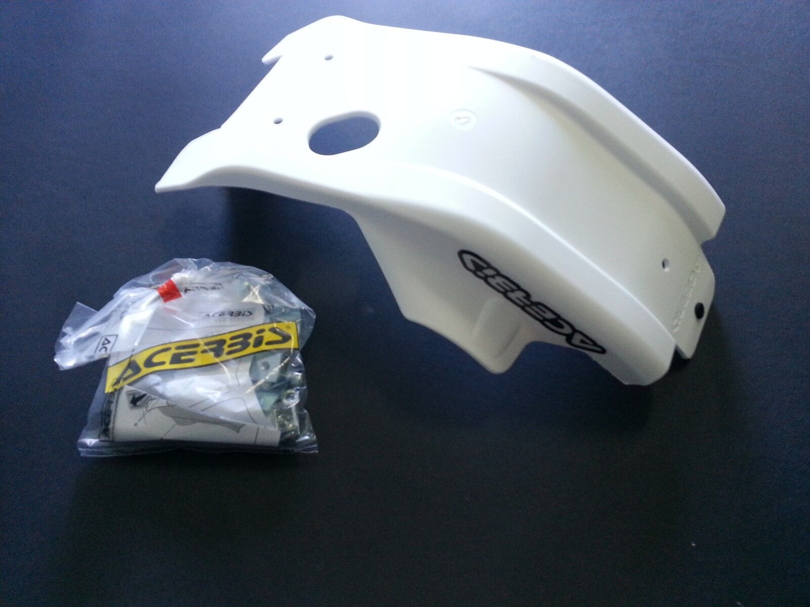 PARAMOTORE ENDURO PLASTICA ACERBIS KTM EXCF EXC F 4T 250 350 2017 2018 BIANCO