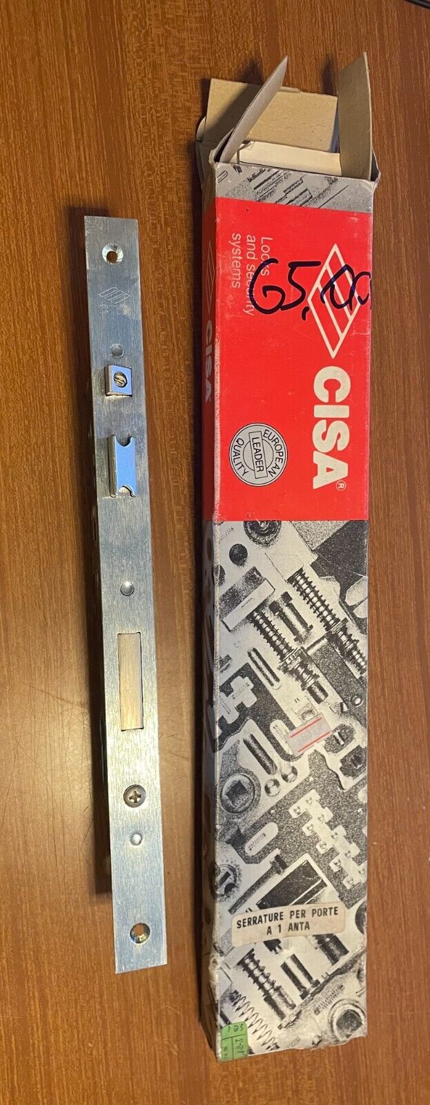  43230-35 SERRATURA CISA ANTIPANICO A INFILARE PER MONTANTI PORTE TAGLIAFUOCO