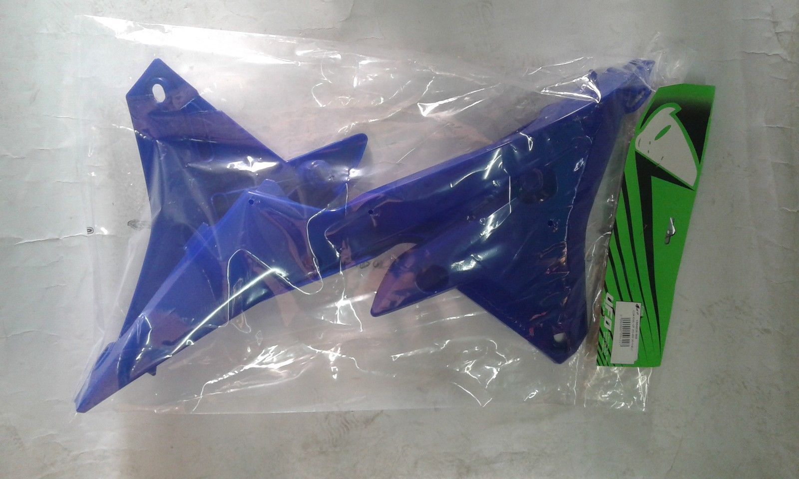 CONVOGLIATORI RADIATORE COPPIA YAMAHA YZF 250 2014 2015 2016 2017 2018 BLU