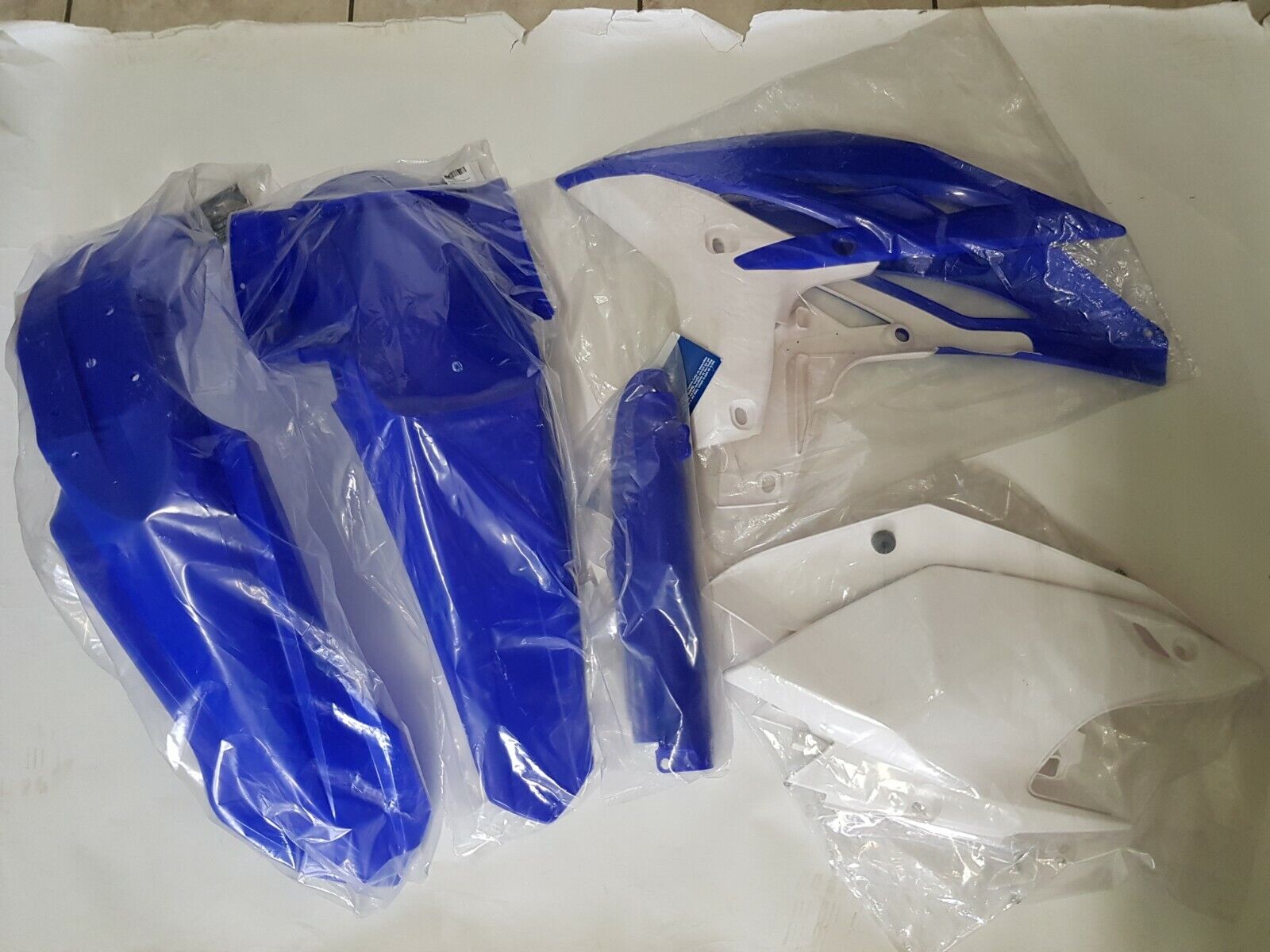 KIT PLASTICHE YAMAHA WRF 450 2012 2013 2014 2015 5 PZ COLORE ORIGINALE