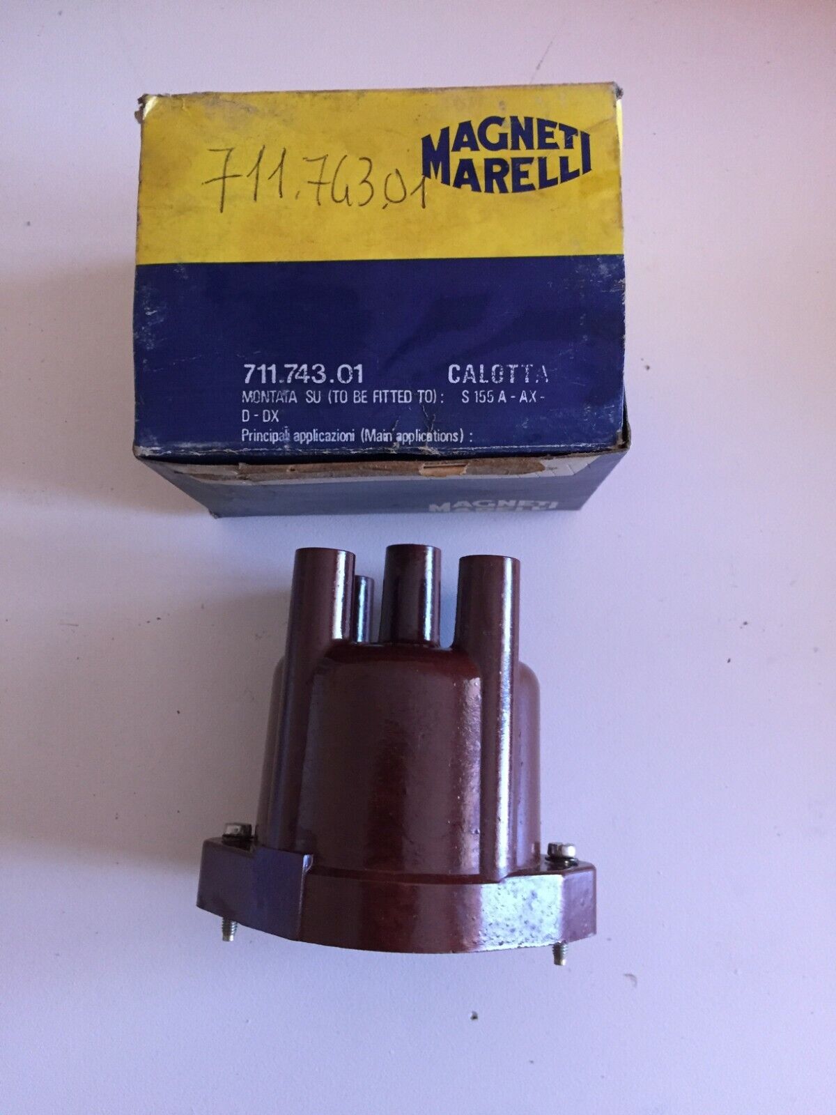 MAGNETI MARELLI 711.743.01 CALOTTA SPINTEROGENO FIAT 127 HATCHBACK 50 CV 1979 