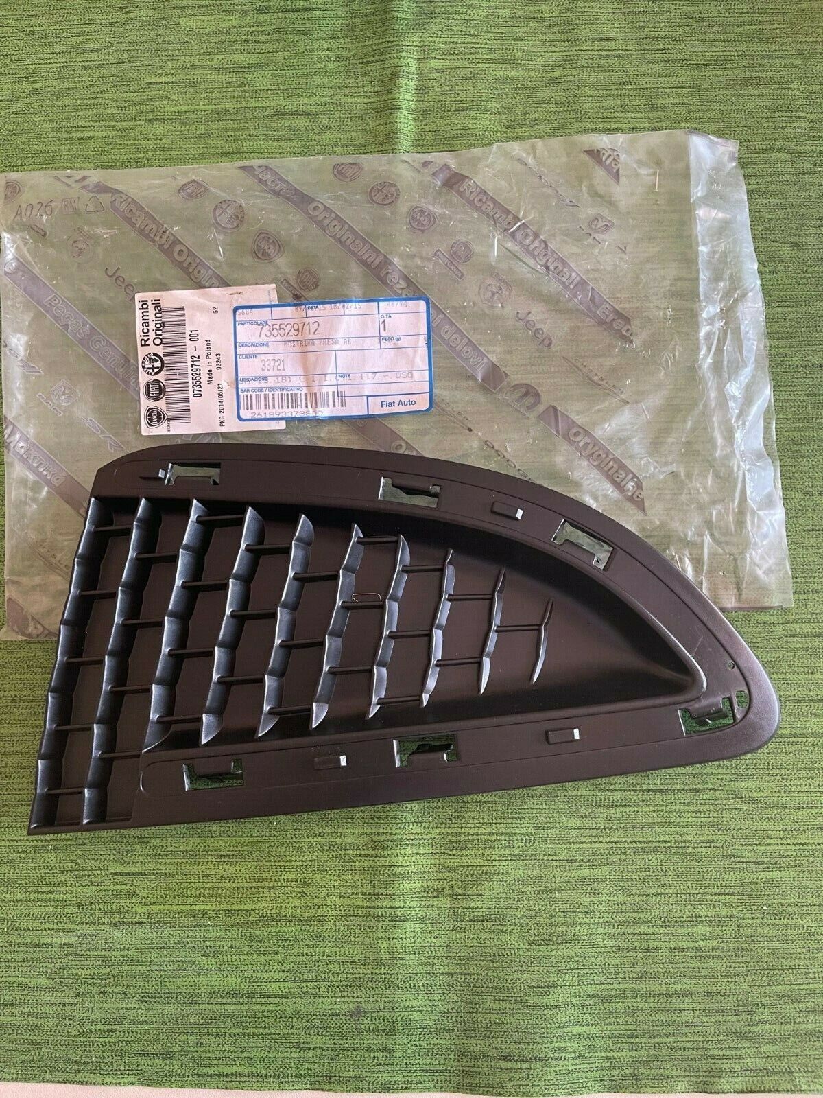 735529712 GRIGLIA LATERALE PARAURTI SINISTRA ANTERIORE LANCIA YPSLON 2012 2013