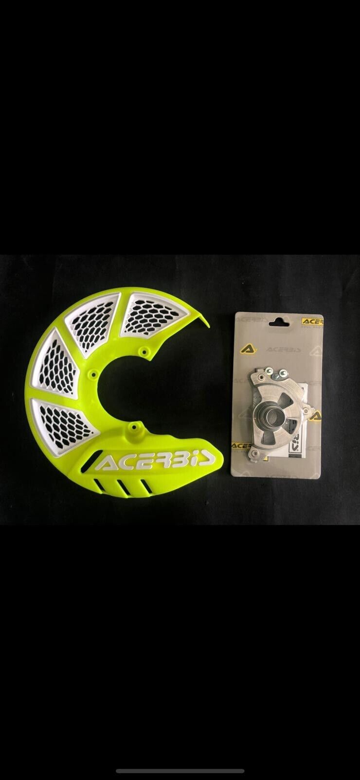 COPRIDISCO ANT  ACERBIS PARADISCO HONDA CRF 250-450 2022 GIALLO FLUO