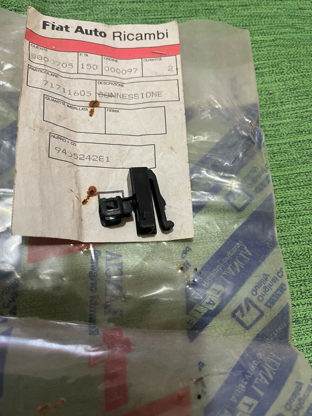 71711605 CONNESSIONE VENTILATORE FIAT BRAVO BRAVA COUPE