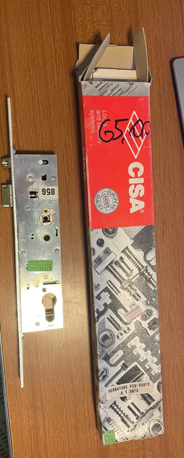  43230-35 SERRATURA CISA ANTIPANICO A INFILARE PER MONTANTI PORTE TAGLIAFUOCO