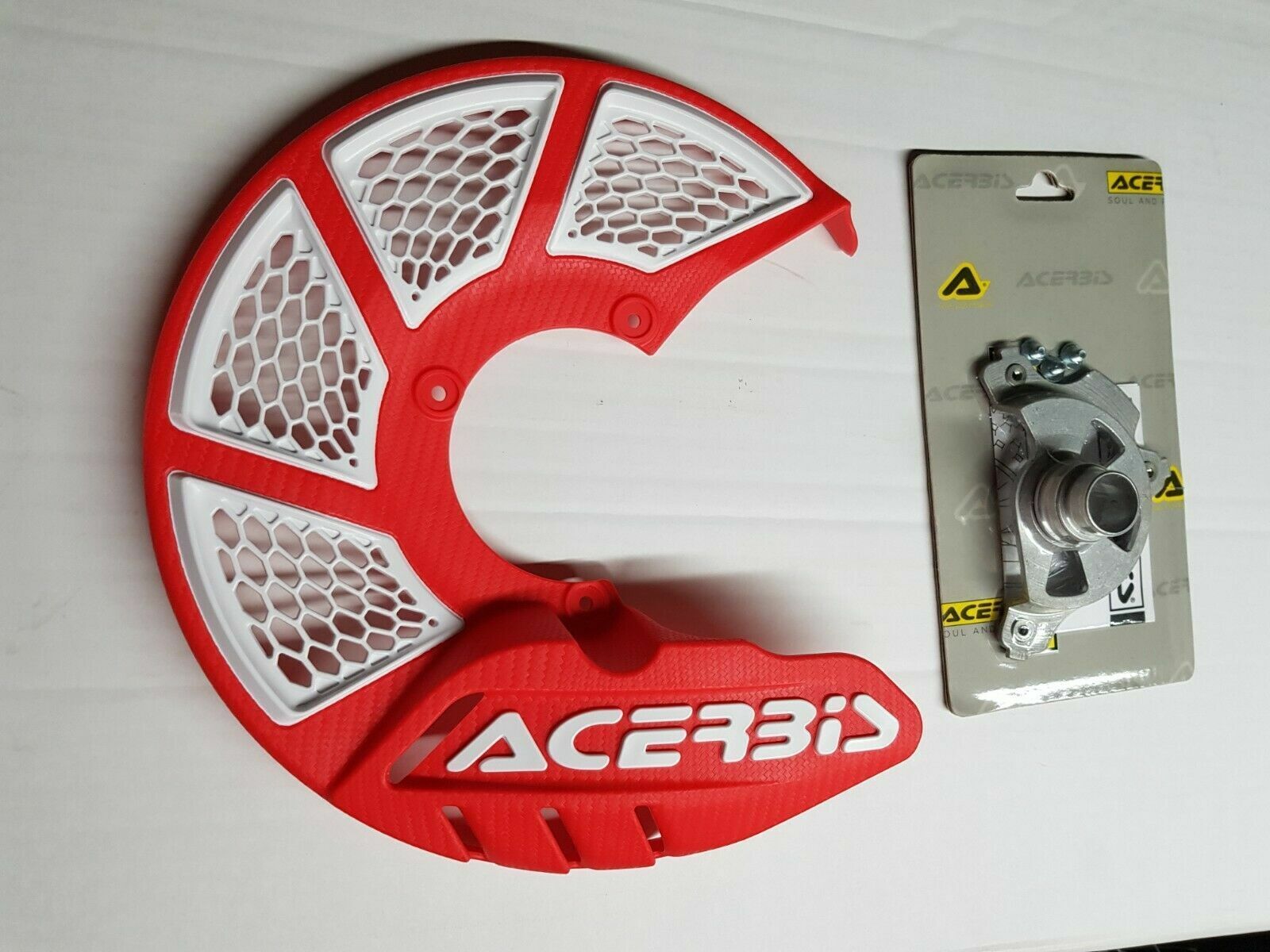 COPRIDISCO PARADISCO ACERBIS KTM EXCF 250 350 400 450 2012 ROSSO BIANCO