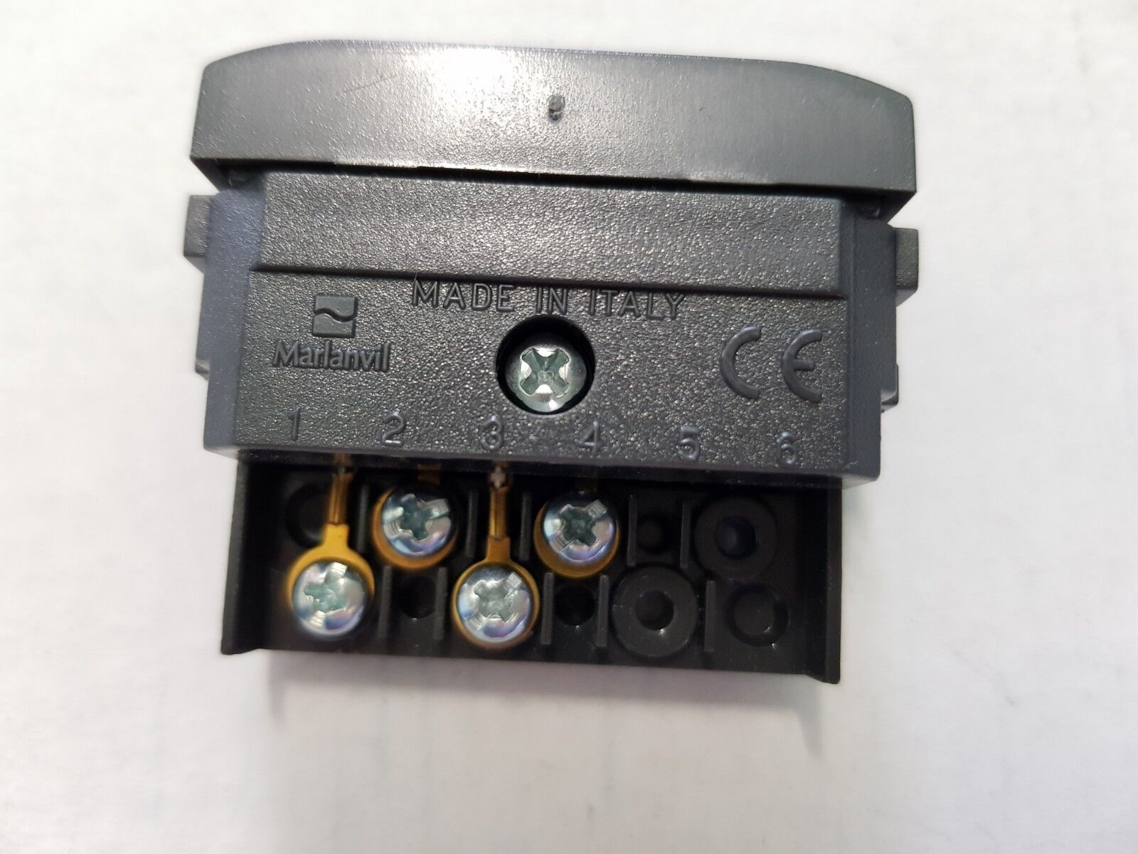 PRESA TEL RJ11 6P/4C GRIGIO MARLANVIL ONDA CODICE 7764.4 2 PEZZI