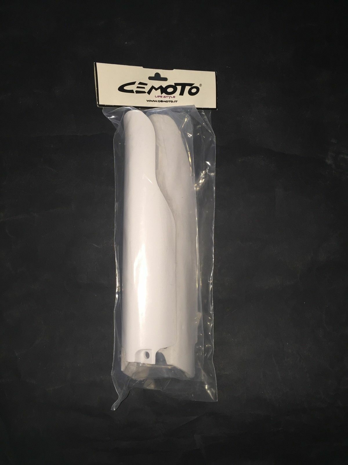 COPPIA PARASTELI COPRISTELI SUZUKI RMZ 250 450 2009 BIANCO