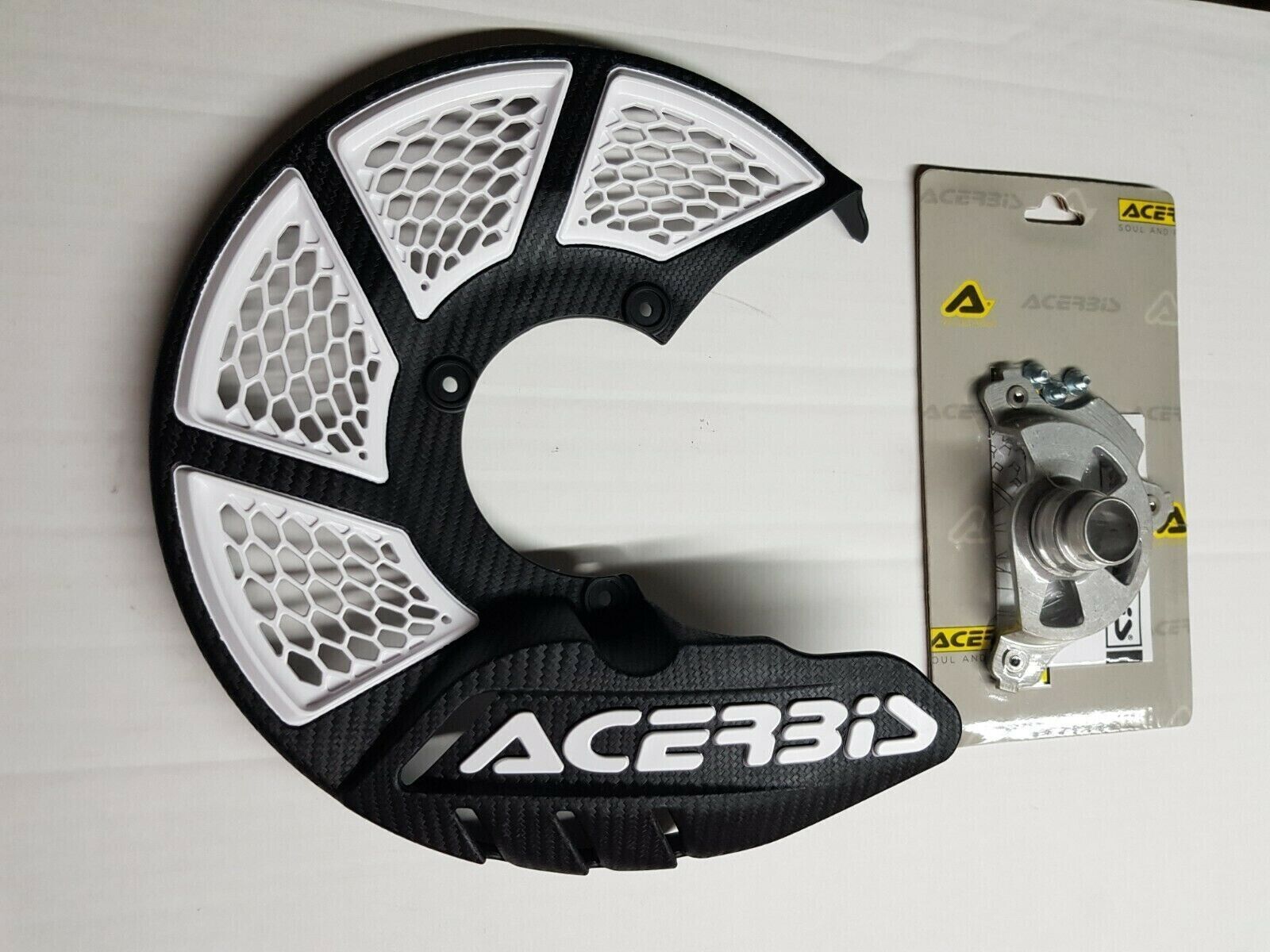 COPRIDISCO PARADISCO ANTERIORE ACERBIS KTM EXCF 250 350 400 450 2013 NERO BIANCO