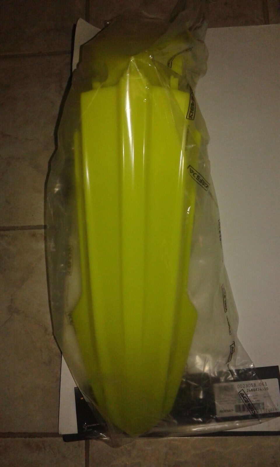 PARAFANGO ANTERIORE SUZUKI RMZ 450 2025 GIALLO FLUO