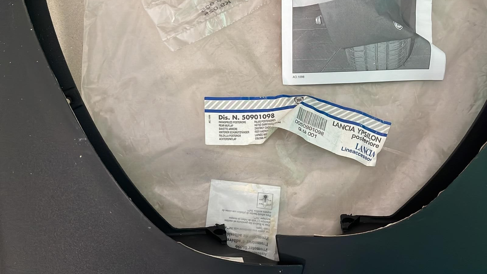 50901098 COPPIA PARASPRUZZI POSTERIORI LANCIA YPSILON