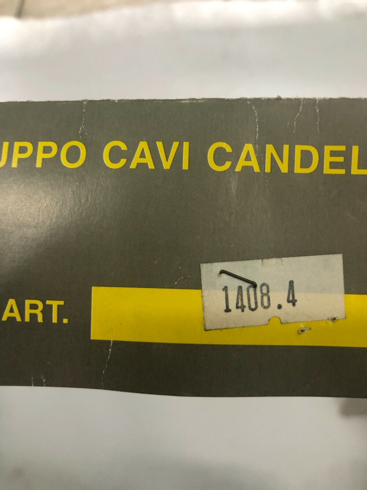 KIT 5 CAVI ACCENSIONE CANDELE SEAT MALAGA 1.5 85 CV 1989 CODICE 1408.4