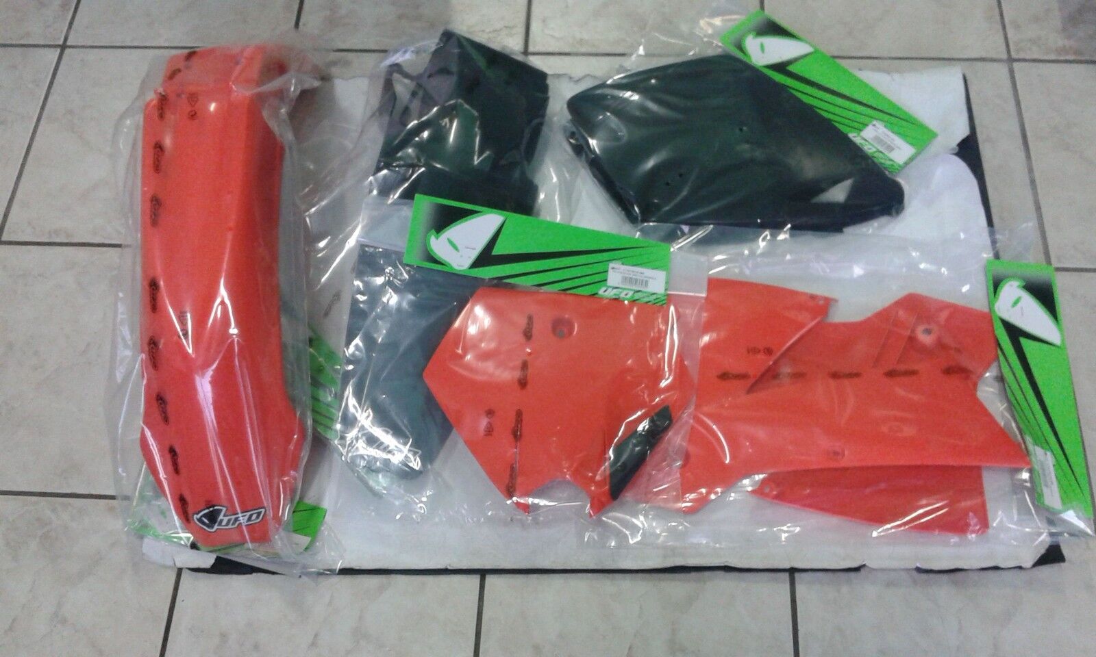 KIT PLASTICHE KTM SXF SX F 450 525 2003 03  KIT 5 PZ COLORE ORIGINALE