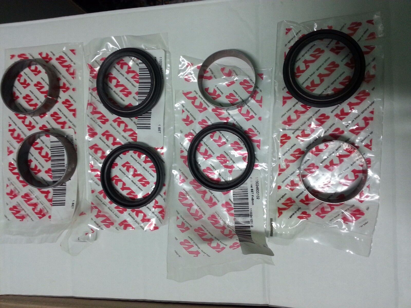 KIT REVISIONE FORCELLA COMPLETO ORIGINALE KAYABA RUOTA ALTA KAWASAKI KX 85 2006