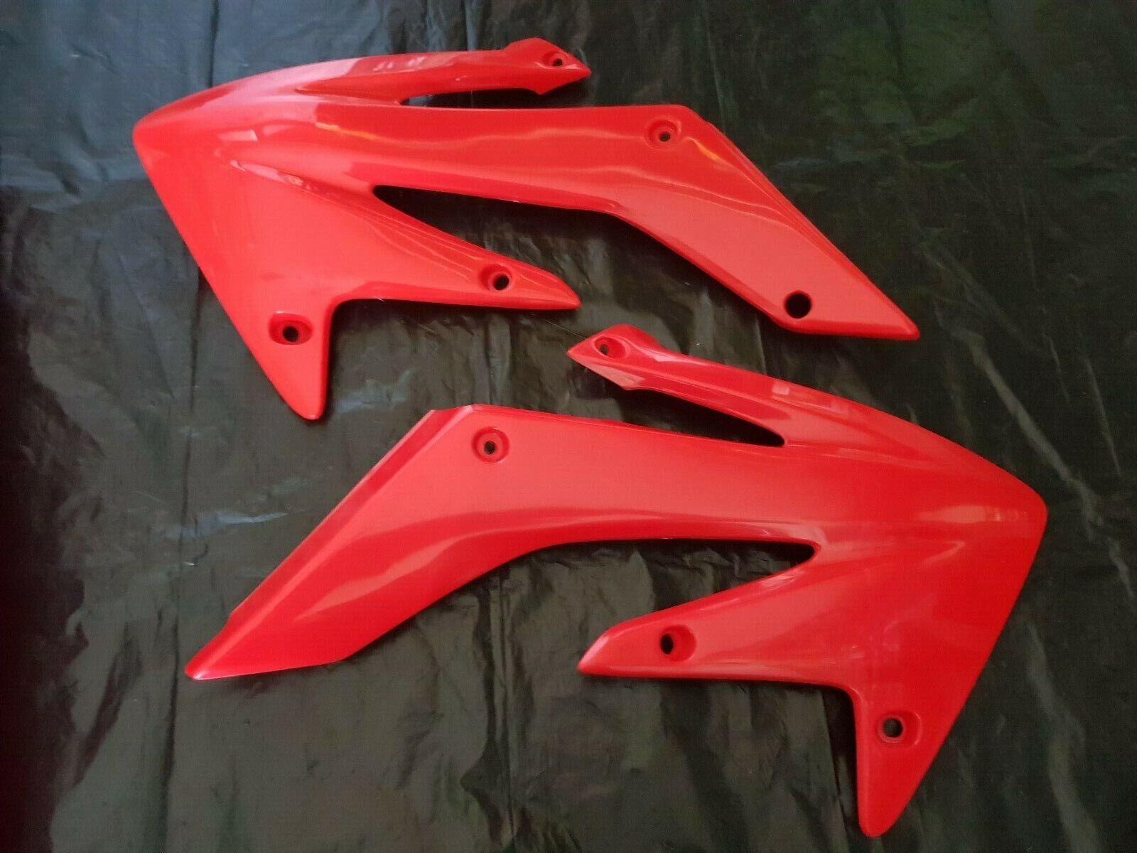 CONVOGLIATORI RADIATORI LA COPPIA HONDA CRF 250 300 X 2014 COLORE ROSSO