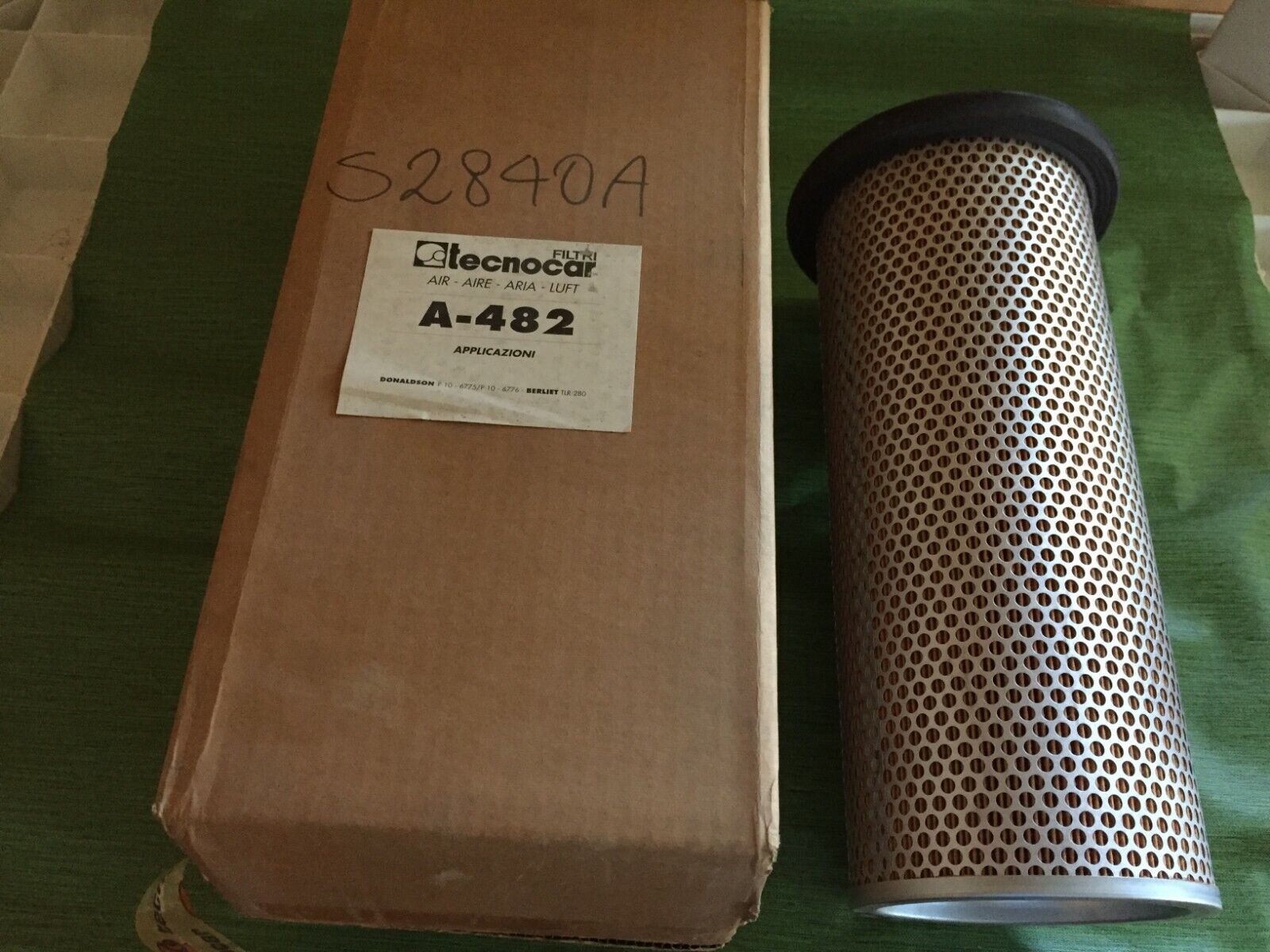 TECNOCAR A482 FILTRO ARIA FIAT ALLIS SIMIT FE SERIE INTERNO FE 40