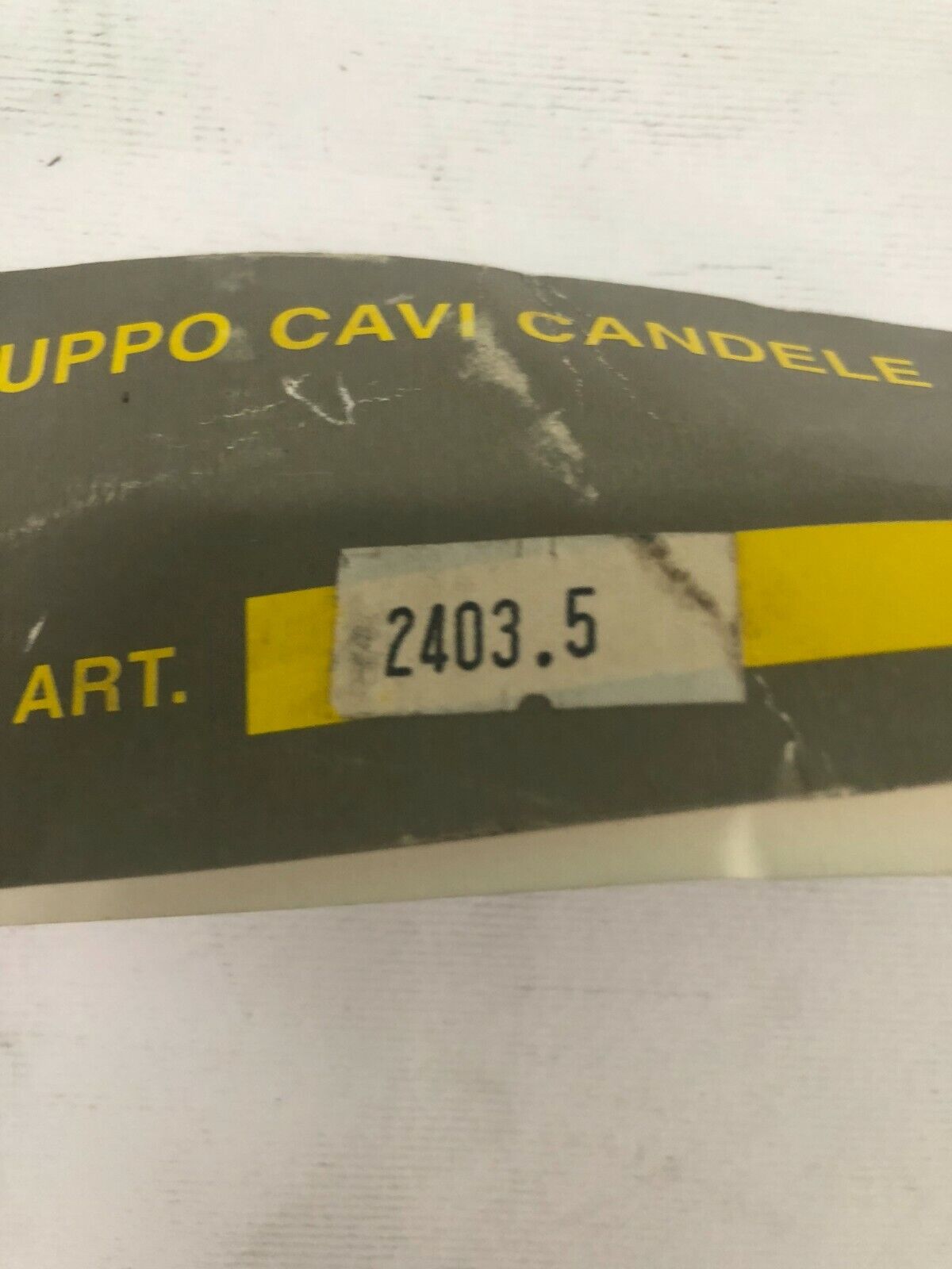 KIT 5 CAVI CANDELE ACCENSIONE PEUGEOT 106 1400 60 69 75 CV 1994 CODICE 2403.5