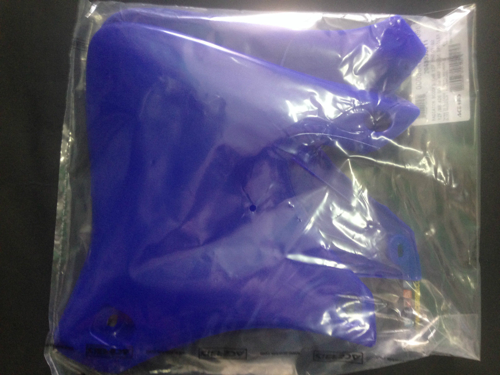 CONVOGLIATORI RADIATORE COPPIA YAMAHA YZF 250 2001 2002 01 02 BLU