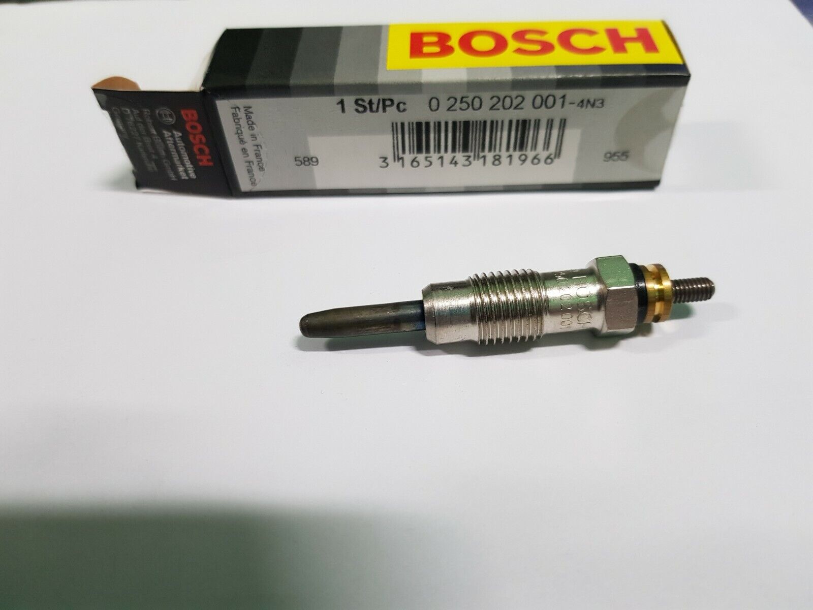 CANDELETTA 0250202001 BOSCH FORD FIESTA Furgonato (FVD) 1.6 D 40KW 54CV 1987