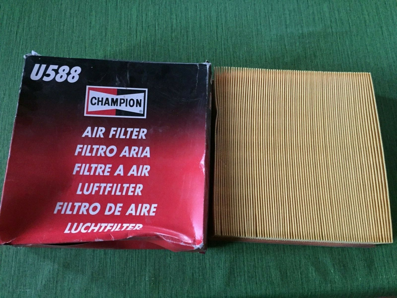 U588 FILTRO ARIA CHAMPION OPEL OMEGA B 2.5 i V6 24V 125KW 170HP 1996 1997      