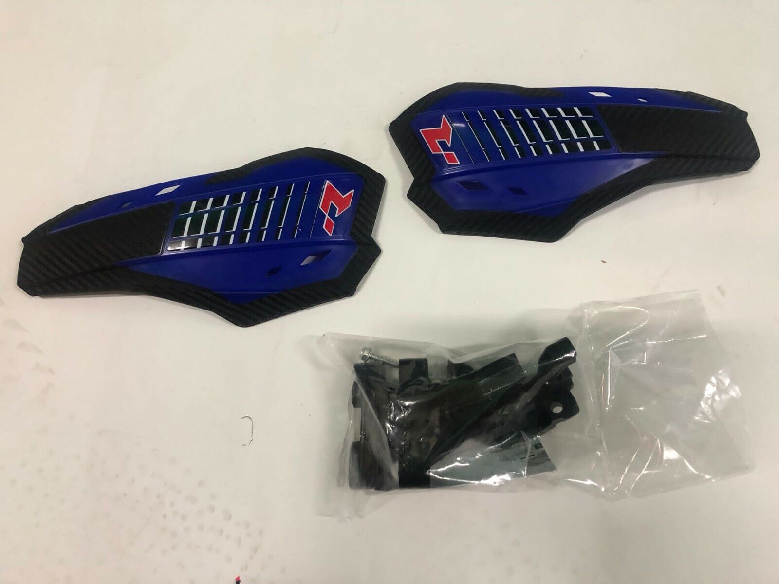 COPPIA PARAMANI RACETECH HP2 BLU CROSS ENDURO