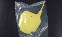 TABELLA MASCHERINA PORTANUMERO ANTERIORE GIALLA SUZUKI RM 85
