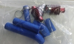 TUBI RADIATORI RADIATORE CON DISSIPATORE COLORATI BLU YAMAHA