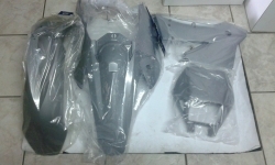 KIT PLASTICHE KTM EXCF 250 400 450 525 2004 4 PZ COLORE GRIG
