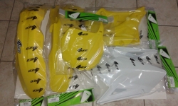 KIT PLASTICHE SUZUKI RMZ 250 2007 2008 2009 5 PZ COLORE GIAL