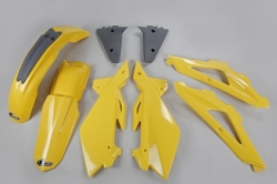 KIT PLASTICHE HUSQVARNA CR WR 250 300 2009 5 PZ COLORE GIALL