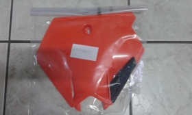 TABELLA MASCHERINA PORTANUMERO ANTERIORE ARANCIO KTM SX