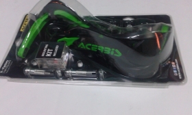 COPPIA PARAMANI HANDGUARD ACERBIS NERI VERDI X FACTORY 