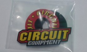 COPPIA GRIP DONUT DONUTS  CIRCUIT COLORE ROSSO ANTICALL