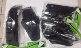 KIT PLASTICHE KAWASAKI KX 85 2001 4 PZ COLORE NERO REST
