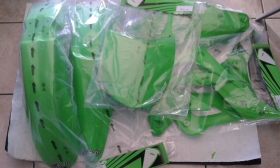 KIT PLASTICHE KAWASAKI KXF 450 2012 KIT 5 PZ COLORE VER