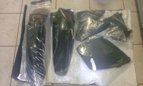 KIT PLASTICHE 4 PZ KTM EXC 125 250 300 2001 2002 NERE C