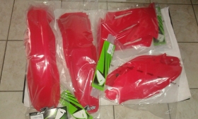 KIT PLASTICHE HONDA CR 125 250 2002 2003 4 PZ COLORE RO