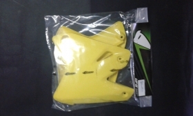 CONVOGLIATORI RADIATORE LA COPPIA GIALLI PER SUZUKI DRZ
