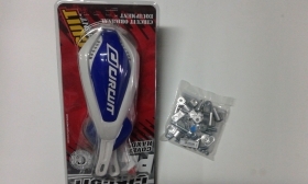 COPPIA PARAMANI CIRCUIT P4 HANDGUARD DA 28 BIANCO BLU M