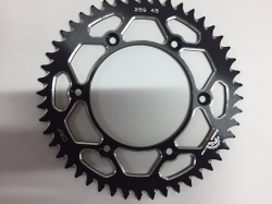 CORONA IN ERGAL 48 DENTI HONDA CR 125 250 500 2005 NERA NERO