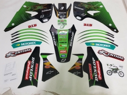 KIT ADESIVI GRAFICHE GRAPHICS STICKERS BLACKBIRD KAWASAKI KX