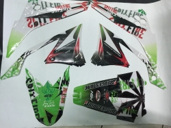 KIT ADESIVI GRAFICHE KAWASAKI KXF 450  2009 2010 2011