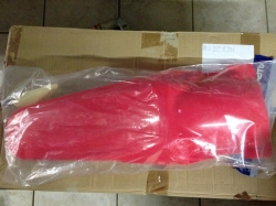 PARAFANGO POSTERIORE HONDA CRF 250 2004 2005 ROSSO