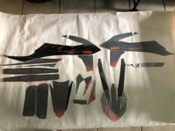 KIT ADESIVI GRAFICHE GRAPHICS STICKERS BLACKBIRD KTM EXC 125